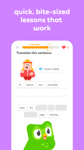 اسکرین شات 3 برنامه دولینگو - Duolingo