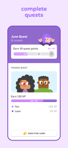 اسکرین شات 3 برنامه دولینگو - Duolingo