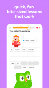 اسکرین شات برنامه دولینگو - Duolingo 3
