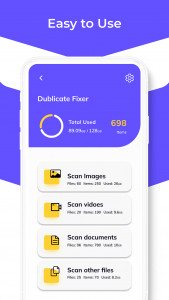 اسکرین شات برنامه Duplicate file remover & Fixer 3