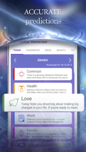 اسکرین شات برنامه Daily Horoscope - Zodiac Astrology & Horoscope App 2