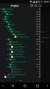 اسکرین شات برنامه Java N-IDE - Android Builder - Java SE Compiler 7