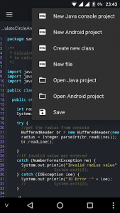اسکرین شات برنامه Java N-IDE - Android Builder - Java SE Compiler 6