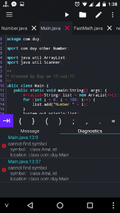 اسکرین شات برنامه Java N-IDE - Android Builder - Java SE Compiler 4