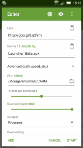 اسکرین شات برنامه دانلود منیجر پیشرفته - Advanced Download Manager 6