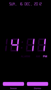 اسکرین شات برنامه Digital Alarm Clock Lite 4