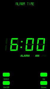 اسکرین شات برنامه Digital Alarm Clock Lite 5