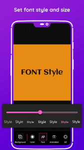 اسکرین شات برنامه Text Animation GIF Maker 3