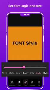 اسکرین شات 3 برنامه Text Animation GIF Maker