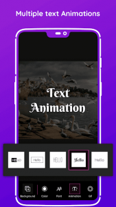 اسکرین شات برنامه Text Animation GIF Maker 4