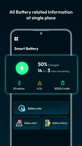 اسکرین شات برنامه Smart Battery Alerts 2