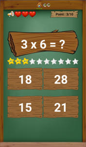 اسکرین شات بازی multiplication table 1