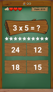 اسکرین شات بازی multiplication table 6