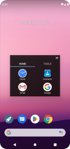 اسکرین شات برنامه Home Button Launcher 5