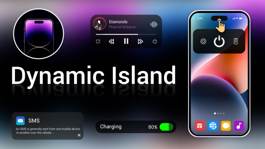 اسکرین شات برنامه Dynamic Island For Android 1