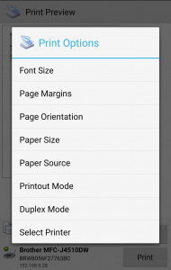 اسکرین شات برنامه PrinterShare Mobile Print 4