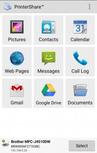 اسکرین شات 1 برنامه PrinterShare Mobile Print