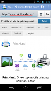 اسکرین شات برنامه PrintHand Mobile Print 6