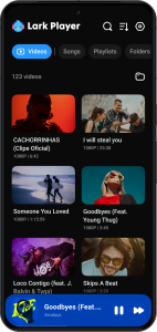 اسکرین شات 8 برنامه Lark Player:Music Player & MP3