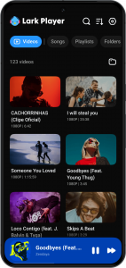 اسکرین شات برنامه Lark Player:Music Player & MP3 8