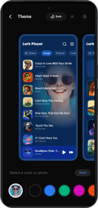 اسکرین شات برنامه Lark Player:Music Player & MP3 5