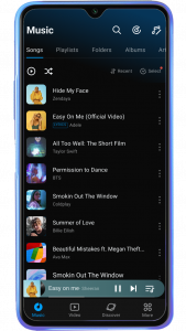 اسکرین شات برنامه Music Player &MP3- Lark Player 1