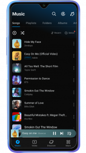 اسکرین شات برنامه Music Player & MP3:Lark Player 1