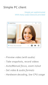 اسکرین شات 4 برنامه iVCam Webcam