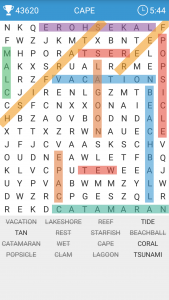 اسکرین شات بازی Word Search 1