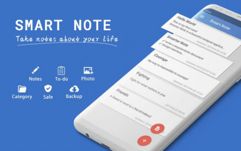 اسکرین شات برنامه Smart Note - Notes, Notepad, Todo, Reminder, Free 1