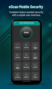 اسکرین شات 1 برنامه eScan Mobile Security