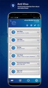 اسکرین شات برنامه eScan Mobile Security 1
