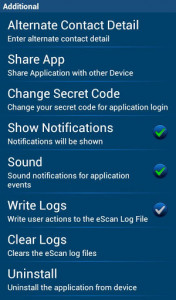 اسکرین شات برنامه eScan Tablet Security 6