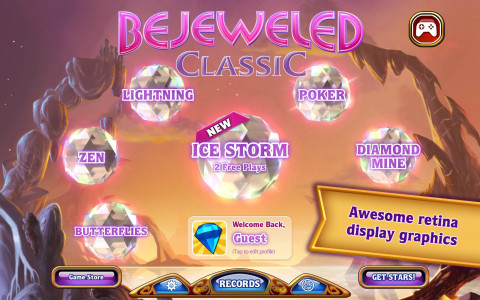 اسکرین شات بازی Bejeweled Classic 1