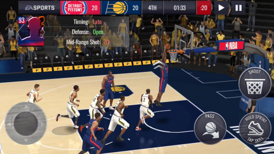 اسکرین شات بازی NBA LIVE Mobile Basketball 4