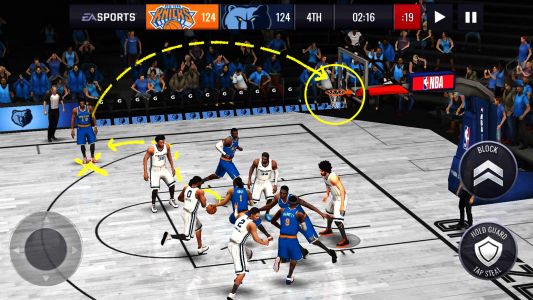 اسکرین شات بازی NBA LIVE Mobile Basketball 1