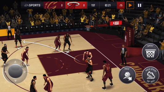 اسکرین شات بازی NBA LIVE Mobile Basketball 1