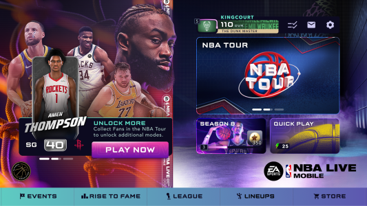 اسکرین شات 3 بازی EA SPORTS™ NBA LIVE Mobile
