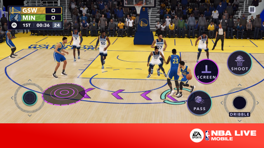 اسکرین شات 1 بازی EA SPORTS™ NBA LIVE Mobile