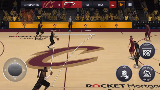 اسکرین شات 2 بازی NBA LIVE Mobile Basketball