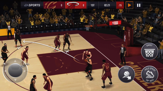 اسکرین شات 1 بازی NBA LIVE Mobile Basketball