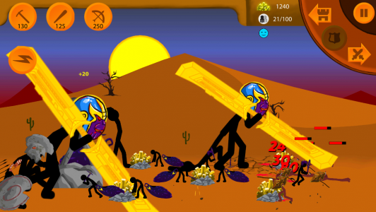 اسکرین شات بازی Stickman War : Infinity battle 1