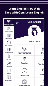 اسکرین شات برنامه Gem Learn English 1