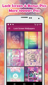 اسکرین شات برنامه Lock Screen Wallpapers 1