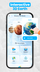 اسکرین شات 4 برنامه Earth Viewer - Live Earth Cam