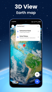 اسکرین شات 4 برنامه Live World Map: Satellite View
