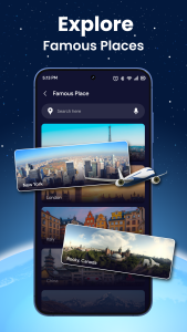 اسکرین شات 2 برنامه Live World Map: Satellite View