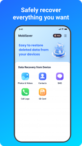 اسکرین شات برنامه EaseUS MobiSaver-Data Recovery 1
