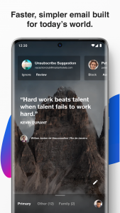 اسکرین شات برنامه OnMail - Encrypted email 1