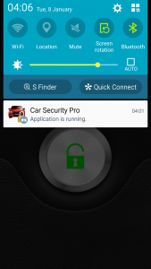 اسکرین شات برنامه Car Security Alarm Pro 4